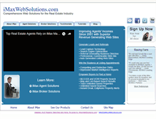 Tablet Screenshot of imaxwebsolutions.com